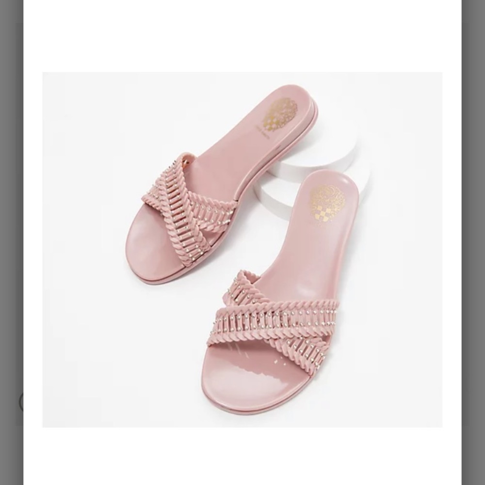 Vince Camuto Jelly sandals size 6 color: blush